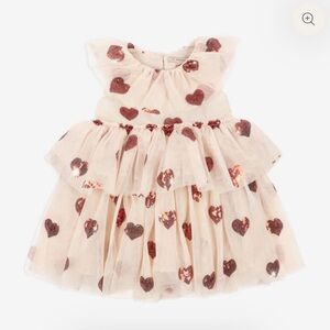 Konges Slojd Tulle Hearts Fairy Party Dress - size 2T (retail $135)